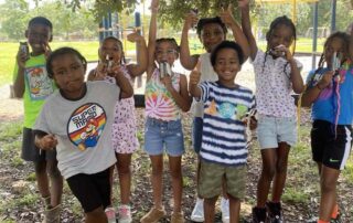 Children playing on the playground